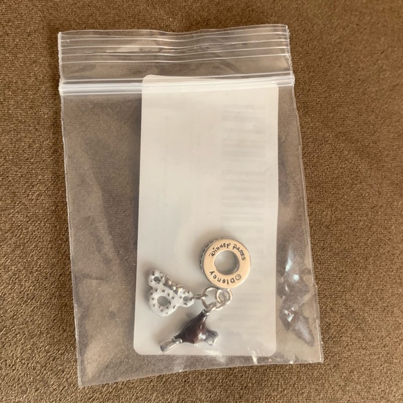 NWOT Disney Mickey Ice Cream and Donut Dangle Charm Sterling Silver 925 - Picture 2 of 7